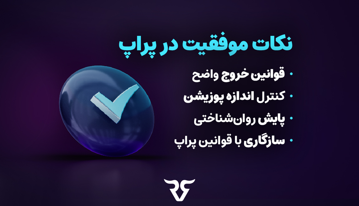 • قوانین خروج واضح: قبل از ورود به هر معامله نقاط خروج و شرایط بازبینی واضح باشد. • کنترل اندازه پوزیشن: حداکثر ریسک قابل قبول حساب و ریسک هر معامله را کمینه کنید. • پایش روان‌شناختی: مدیریت احساسات و جلوگیری از overtrading ضروری است. • سازگاری با قوانین پراپ: هر استراتژی باید مطابق با سیاست‌های شرکت پراپ اجرا شود. 